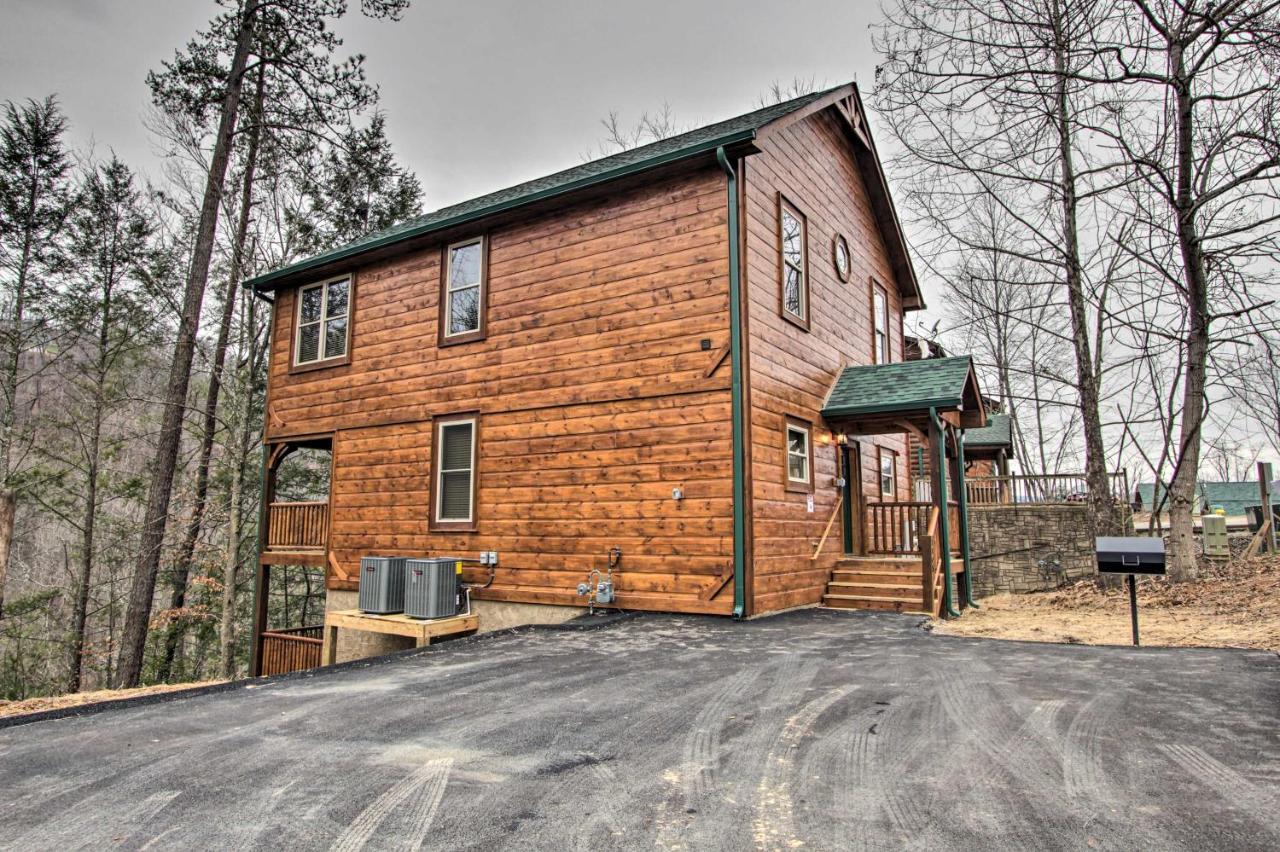 Luxe Cabin With Home Theater Less Than 2 Miles To Gatlinburg Exterior foto